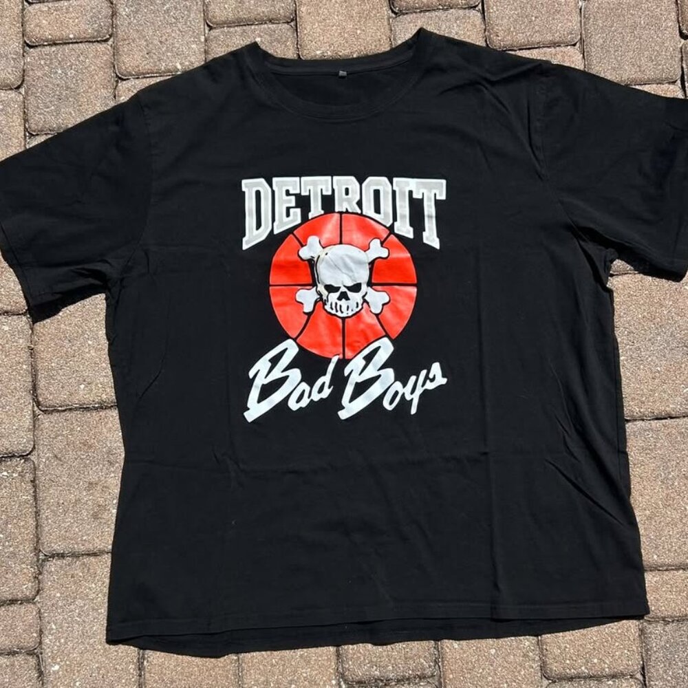 Detroit Pistons Bad Boys NBA Basketball T Shirt Sz 3XL